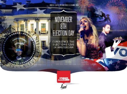 Studio's Aalsmeer organiseert 'Election Day' LIVE in de 'Big Apple'