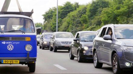 Telfort WiFi camper bezorgt reizigers 'nuttige' file met activatie