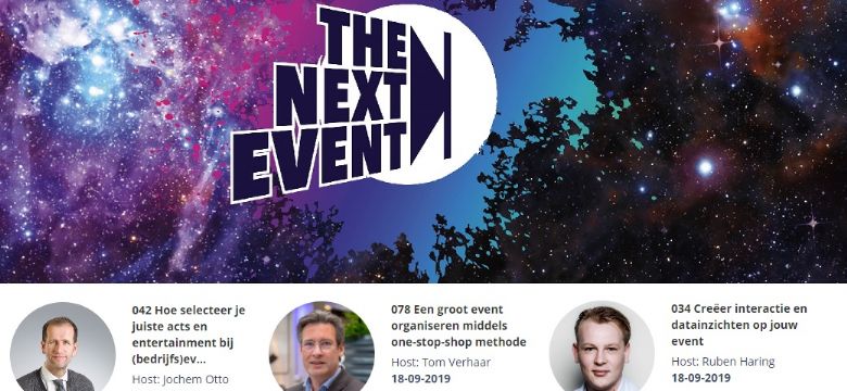 THE NEXT EVENT Kennissessies: Interactie, one-stop-shop voor grote events?, de juiste act voor jouw event