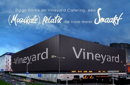 Vineyard en Ziggo Dome sluiten overeenkomst die naar meer smaakt