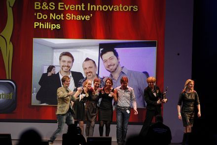 Winnaars Gouden Giraffe: The Oddshop, Joffi, B&S event innovators, Wink bv, BrancheContact en BKB